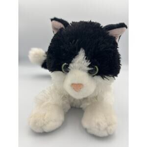 Aurora Flopsie Oreo Cat black and white plush toy cat Pre-Loved
